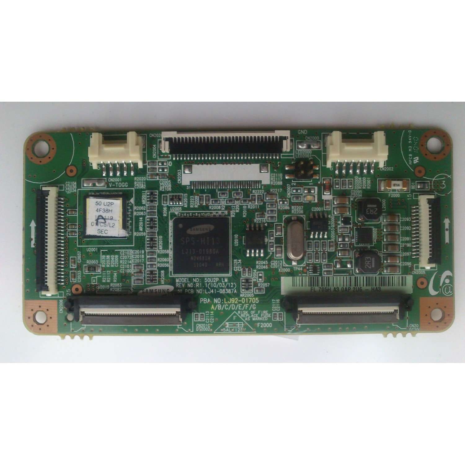 MAIN LOGICA / SAMSUNG LJ92-01705H / LJ41-08387A / PANEL S50HW-YB06 / (50HW-YD13) / MODELOS NS-50P650A11 / PN50C450B1DXZA / PN50C450B1DXZA NY02
